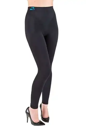 Cellulite Leggings CzSalus Figurformende Anti-Cellulite lange Hose schwarz Größe L