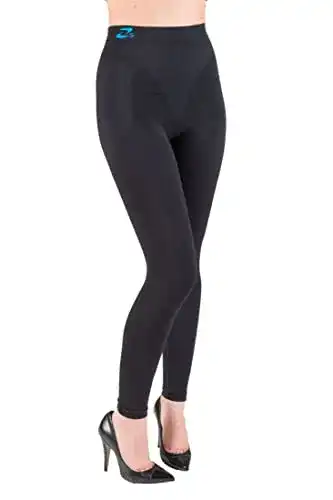 Cellulite Leggings CzSalus Figurformende Anti-Cellulite lange Hose schwarz Größe L
