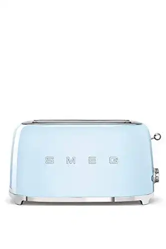 Toaster Smeg TSF02PBEU mit 4 Scheiben in Pastellblau