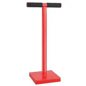 Erdstampfer Wiltec Bodenverdichter 11,5 kg aus Stahl, 83 cm hoch, mit T-Griff
