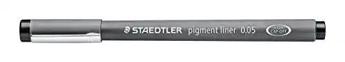 Fineliner von Staedtler mit 0,05 mm Linienbreite und pigmentierter Tinte