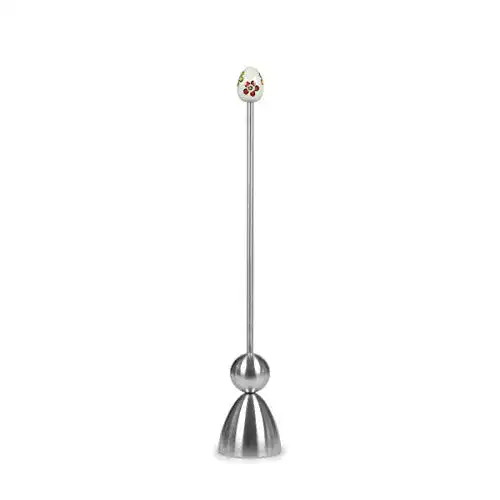 Eierköpfer Take2 Clack met keramisch Ei bloemen, 4 cm