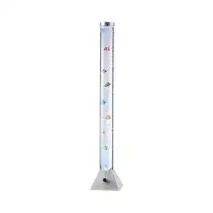 Wassersäule Leuchtendirekt H 120 cm mit LED Farbwechsel und Fischen
