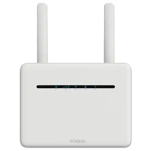 Router Strong 4G+ 1200 mit mobilem LTE und 2 SIM-Karten Adapter