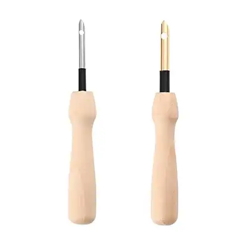 Punch-Needle Stanznadel mit Holzgriff für Stickerei und DIY-Projekte