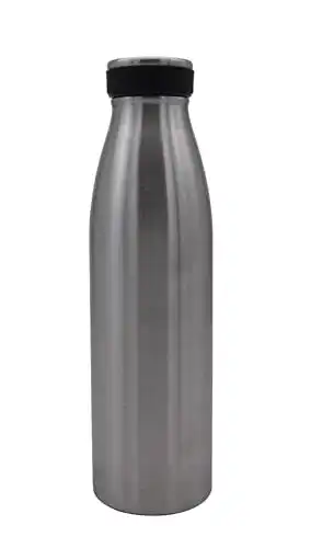 Steuber Thermoflasche 500 ml Edelstahl in Silber