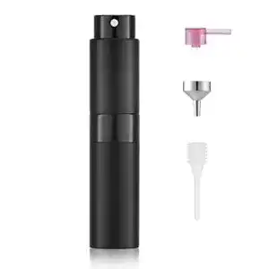 Toureal 8ml Aluminium Parfüm Zerstäuber Nachfüllbar Leer