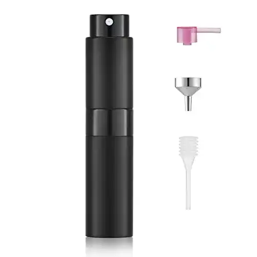 Toureal 8ml Aluminium Parfüm Zerstäuber Nachfüllbar Leer