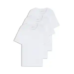 BOSS Herren T-Shirt Rundhals im 3er Pack, Weiß, Größe S EU
