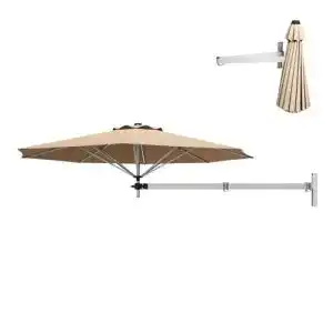 Sonnenschirm Wandmontage Relax4Life für Balkon Ø250 cm