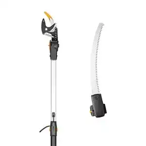 Fiskars Schneidgiraffen-Set Bypass Teleskop-Astschere und Baumsäge