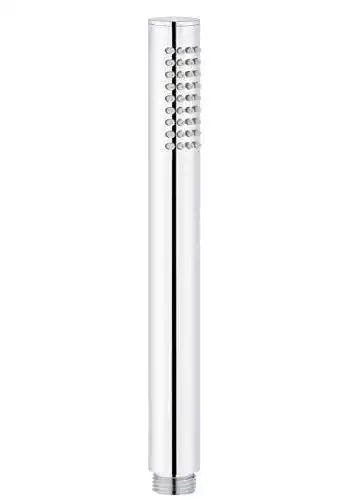Stabhandbrause Grünblatt Design aus verchromtem Messing