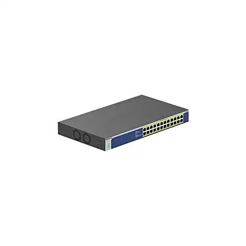 Netgear 24-Port Gigabit Ethernet Unmanaged PoE Switch
