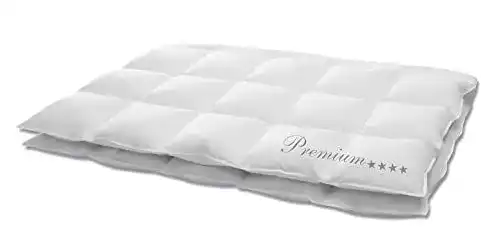 Bettdecke 200 x 220 cm von Hanskruchen Premium Daunendecke