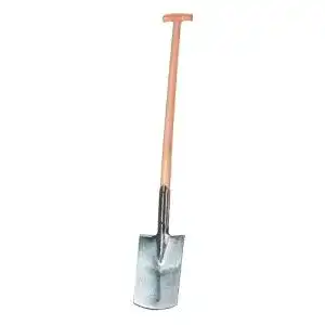 Kerbl 29139 Profi-Spaten mit Eschen-T-Stiel