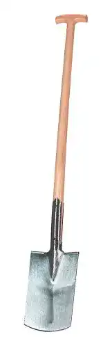 Kerbl 29139 Profi-Spaten mit Eschen-T-Stiel