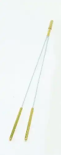 Wünschelrute mit Messinggriff und Aufsatzspitze (42,5 cm)