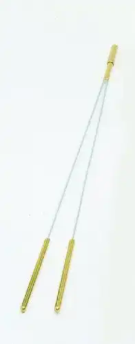 Wünschelrute mit Messinggriff und Aufsatzspitze (42,5 cm)