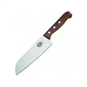 Victorinox Kochmesser Wood Santokumesser mit Holzgriff, 17 cm
