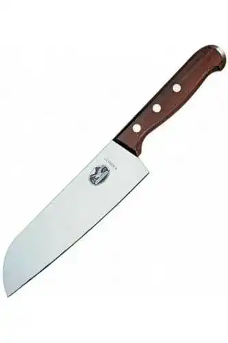 Victorinox Kochmesser Wood Santokumesser mit Holzgriff, 17 cm