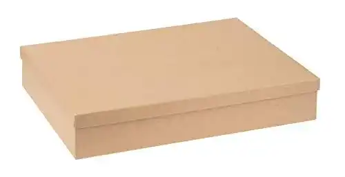 Karton mit Deckel Glorex rechteckige Pappbox für DIN A4