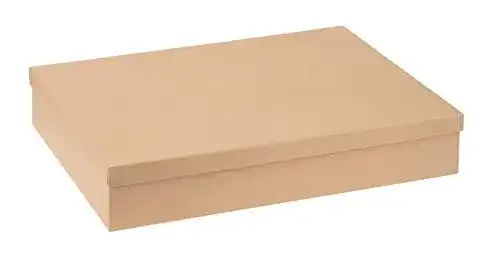 Karton mit Deckel Glorex rechteckige Pappbox für DIN A4