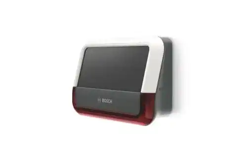 Bosch Smart Home Außensirene für den Außenbereich, kabellos und solarbetrieben