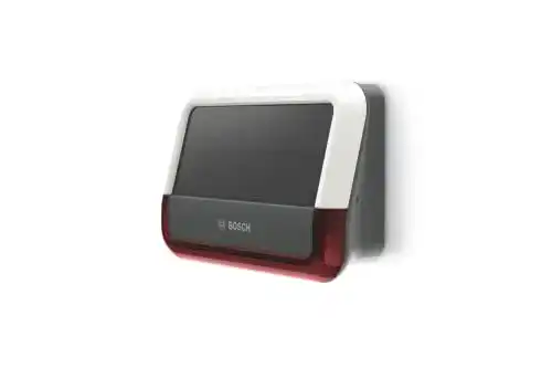 Bosch Smart Home Außensirene für den Außenbereich, kabellos und solarbetrieben