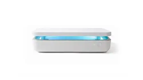 UV-Sterilisator von Samsung Electronics – Desinfektions-Box mit Qi-Ladegerät