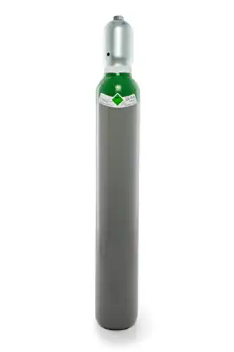 Argon Gasflasche 10 Liter mit Reinheit 4.6 für Schweißarbeiten