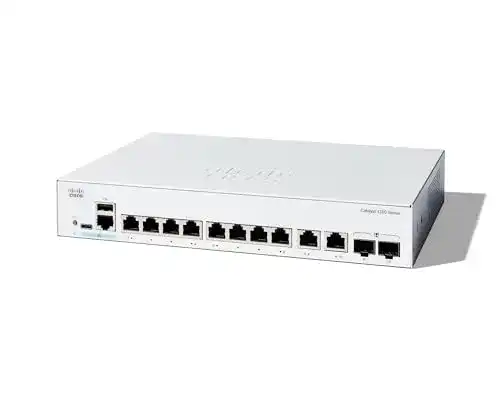 Cisco Catalyst 1200-8T-E-2G Smart Switch, 8 Ports, 1 GE Kombi