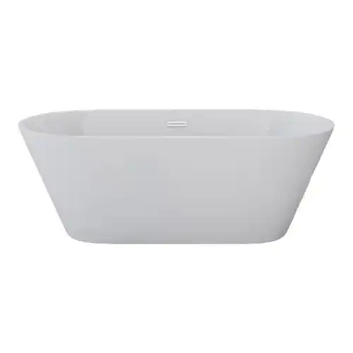 Badewanne Jet-Line Lausanne II Freistehend Modernes Design Weiß