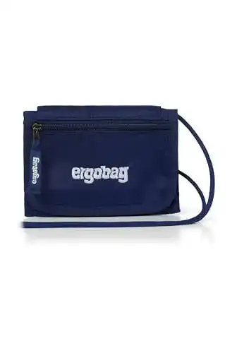 Brustbeutel ergobag mit Kleingeldfach und Sichtfenster – Blau