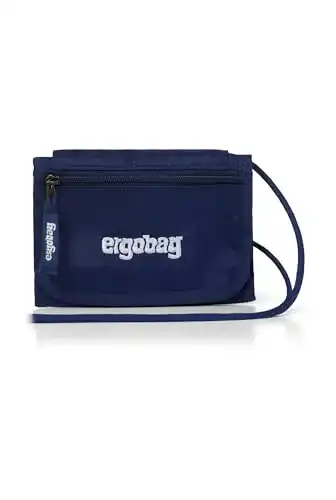 Brustbeutel ergobag mit Kleingeldfach und Sichtfenster – Blau