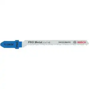 Bosch 5er-Set Stichsägeblätter für Metall PRO T118EOF Curve