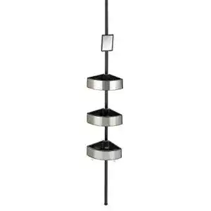 Duschablage Eck Teleskop Duschecke aus Aluminium und Kunststoff