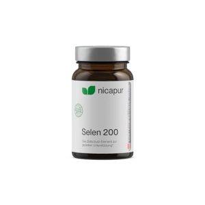 Selen-Kapseln Nicapur mit 200 µg Natriumselenit pro Kapsel