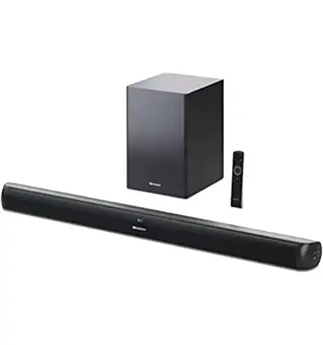 Soundbar bis 200 Euro: Sharp HT-SBW202 2.1-Kanal-Soundbar mit Subwoofer