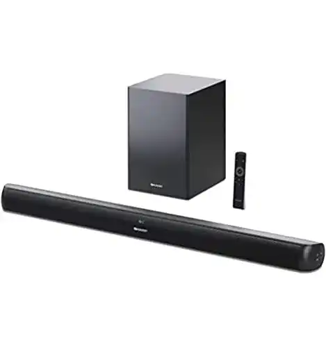 Soundbar bis 200 Euro: Sharp HT-SBW202 2.1-Kanal-Soundbar mit Subwoofer