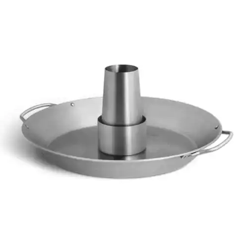 Hähnchengriller Burnhard Edelstahl Hähnchenbräter mit Aromabehälter