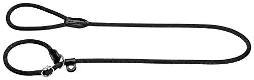 Retrieverleine Hunter Freestyle für Hunde, schwarz, stufenlos verstellbar