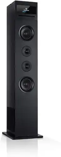 Auna Sound Tower Radio Tragbares DAB Radio mit CD-Player und Bluetooth