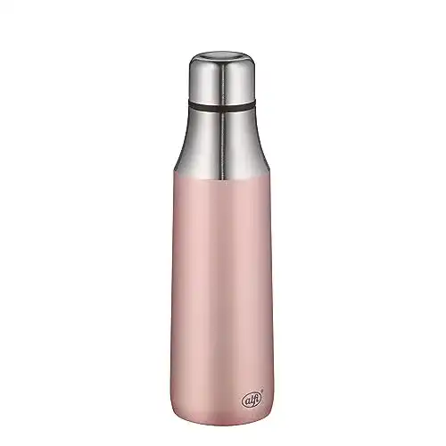alfi City Bottle 500ml – Isolierflasche aus Edelstahl, Rose