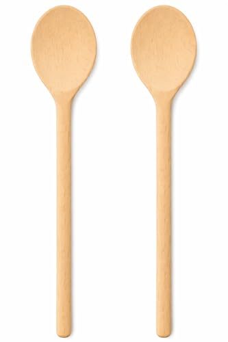 Kochlöffel aus Holz im 2er-Set von Teemando für den täglichen Einsatz