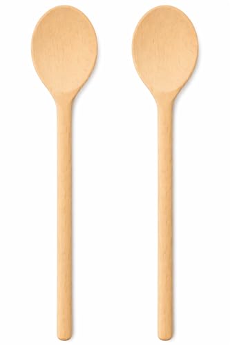 Kochlöffel aus Holz im 2er-Set von Teemando für den täglichen Einsatz