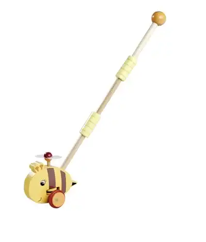 Eichhorn Holzspielzeug Schiebefigur Biene 100006804 mit beweglichem Flügel
