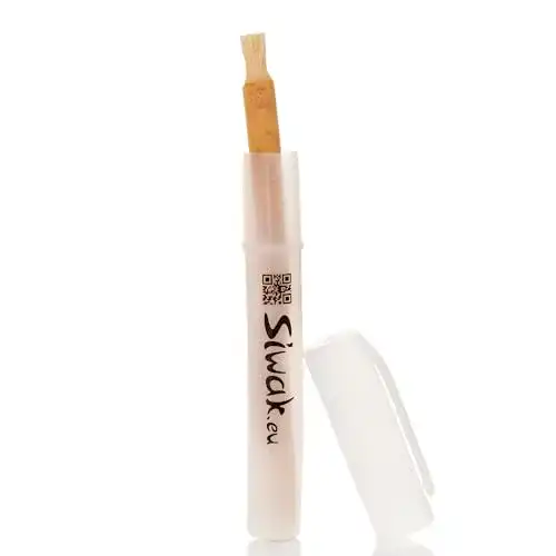 Miswak Siwak natürliche Zahnbürste mit Reiseetui und Pflegeeigenschaften