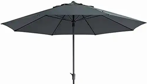 Sonnenschirm Madison XXL Kurbelschirm Sumatra 400 cm grau