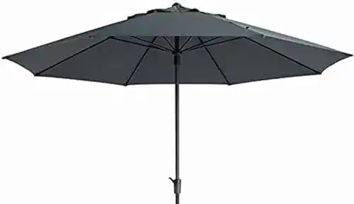Sonnenschirm Madison XXL Kurbelschirm Sumatra 400 cm grau