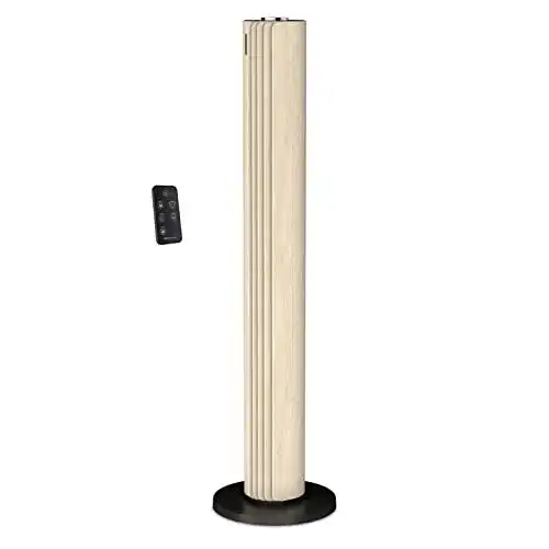 Rowenta Turmventilator Urban Cool VU6770 mit Holzoptik